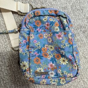 O'Neill Blue Floral Crossbody Purse